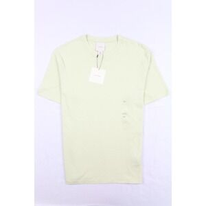 Calvin Klein Mens T Shirt Green Sz S Crew Neck Tonal Embroidered Cotton Textured